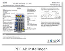 PDF AB instellingen
